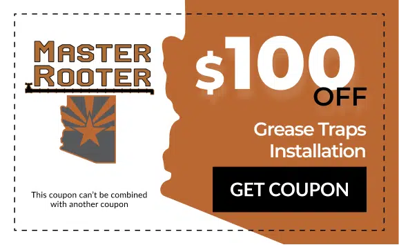 $100 Off grease traps installation